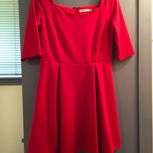 Read fit and flare dress